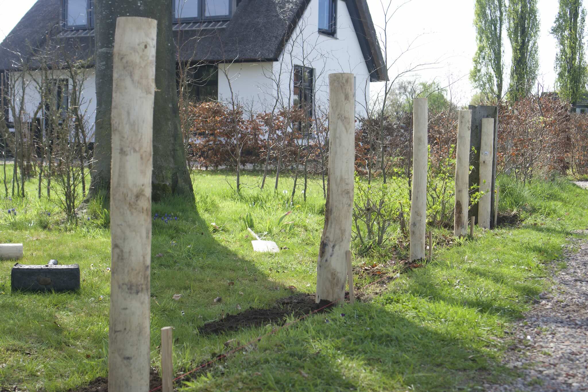 Welke palen heb ik nodig bij het schapenhek?