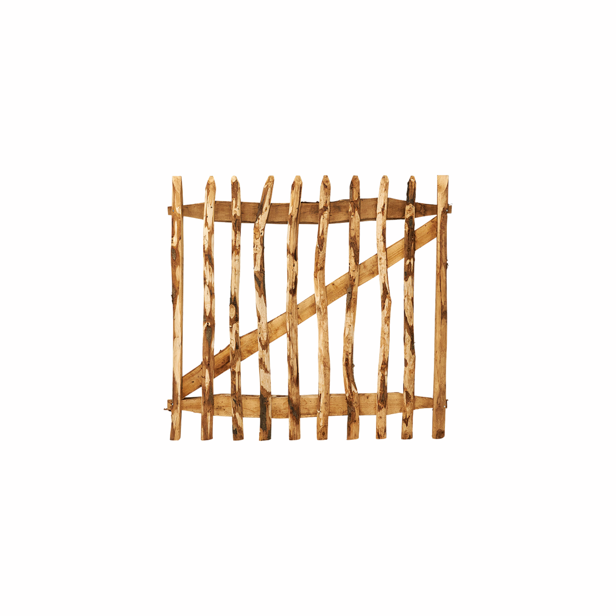 Schapenhek poort kastanje 115 cm hoog