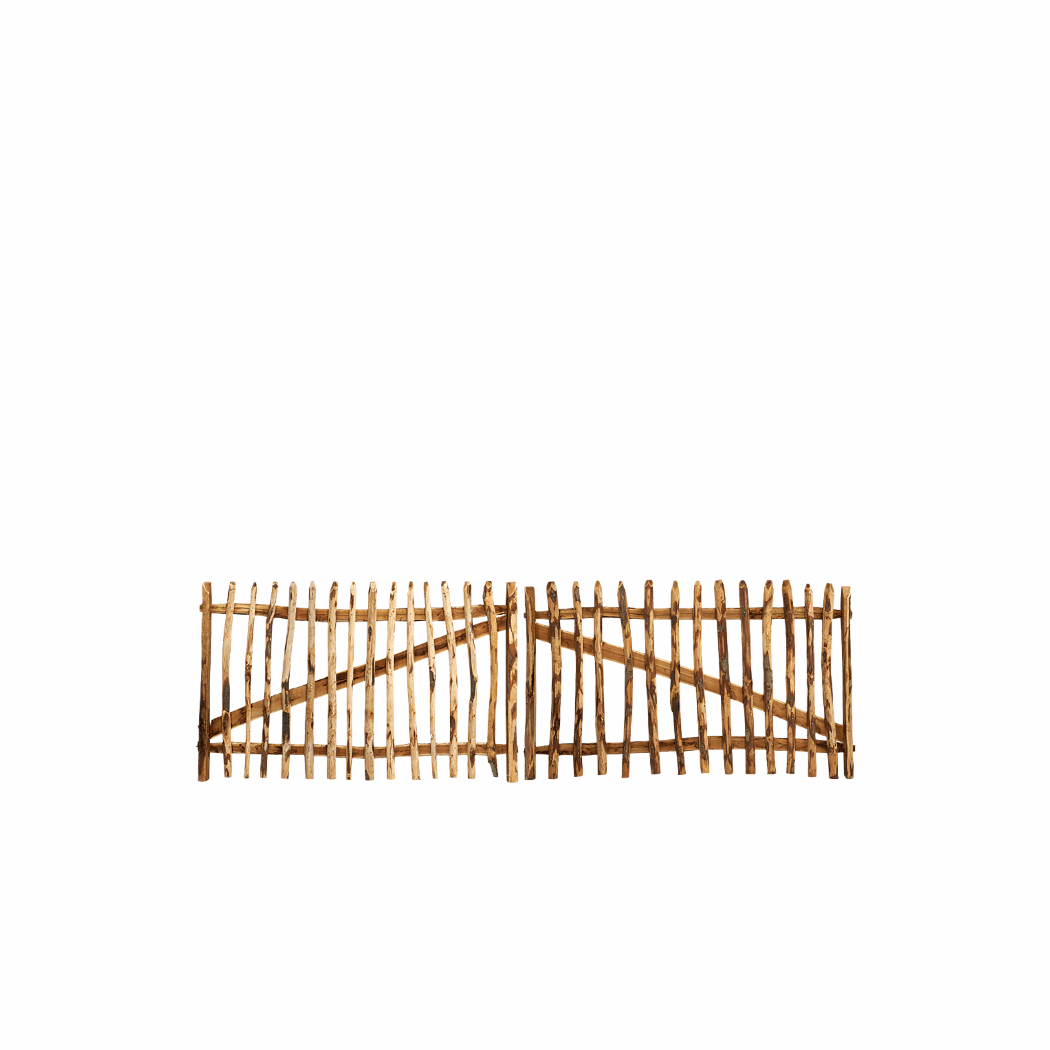 Schapenhek poort kastanje 95 cm hoog