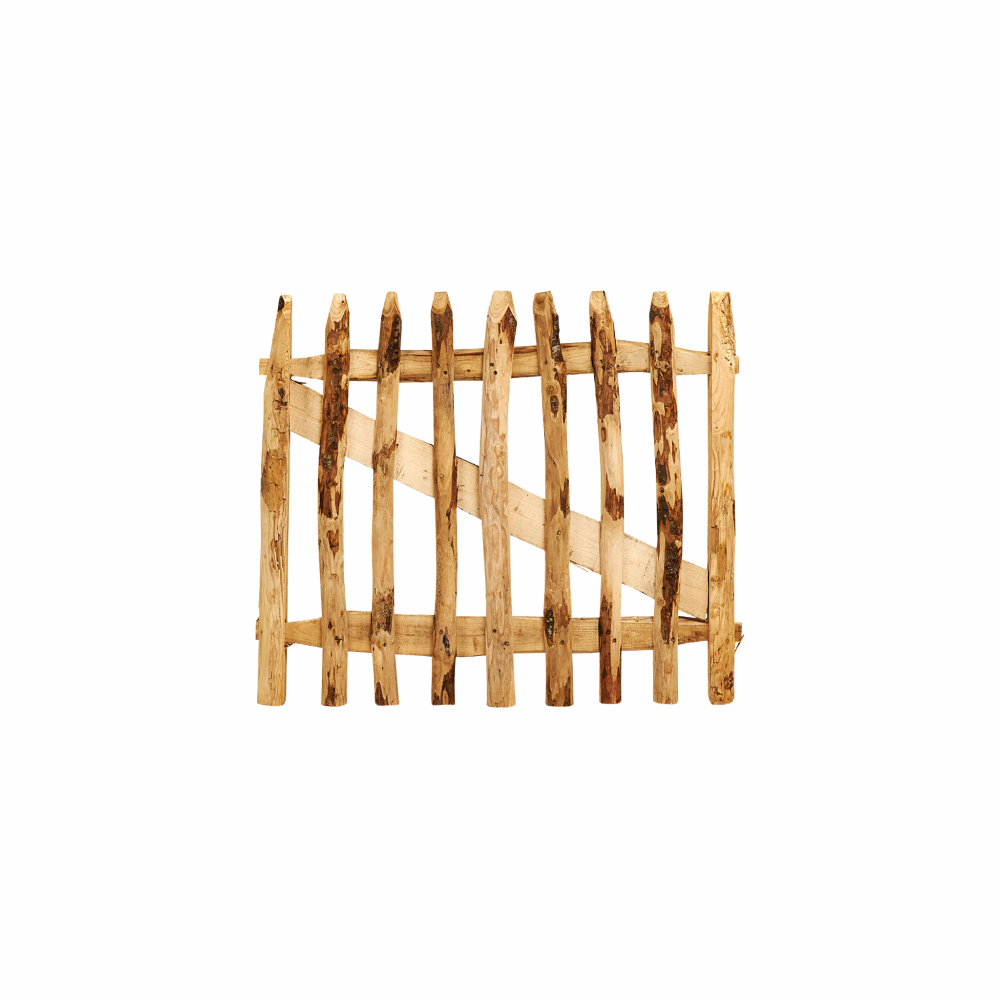 Schapenhek poort kastanje 75 cm hoog