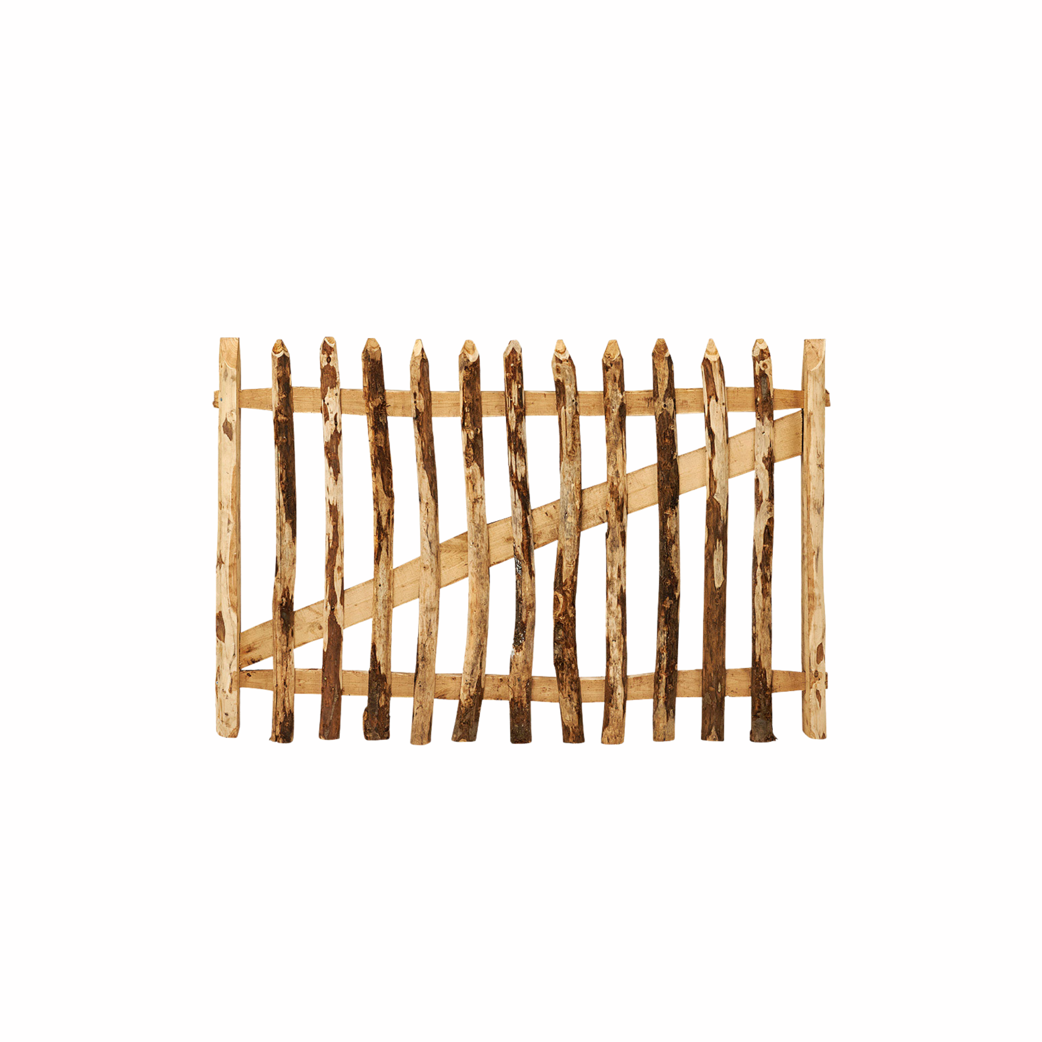 Schapenhek poort kastanje 95 cm hoog