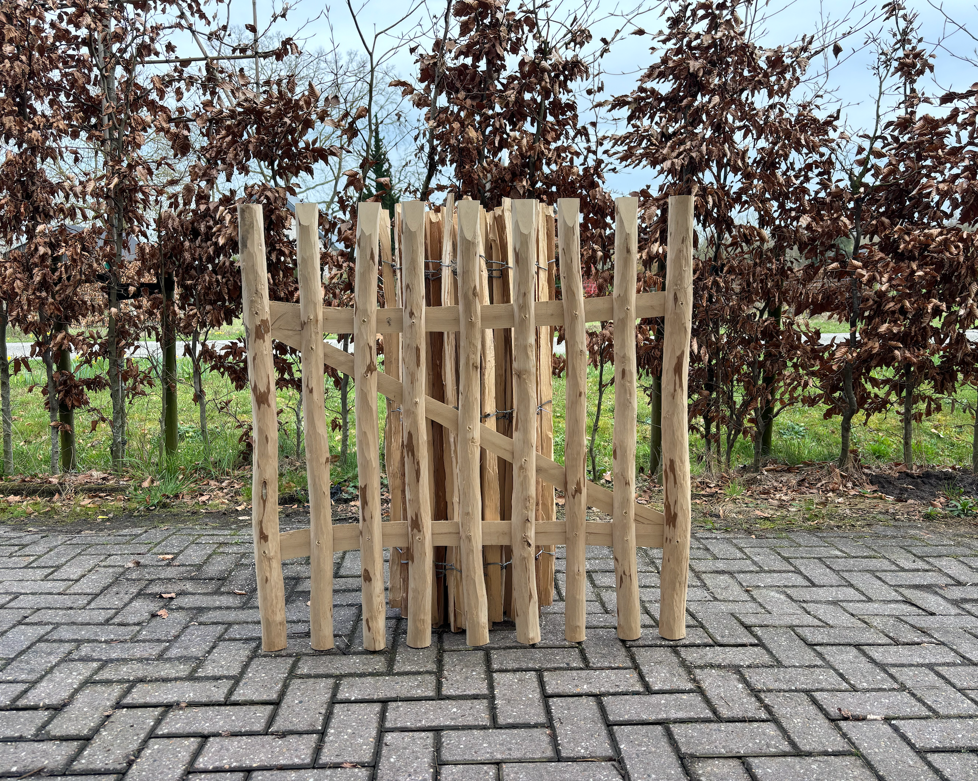 Schapenhek poort hazelaar 100cm hoog